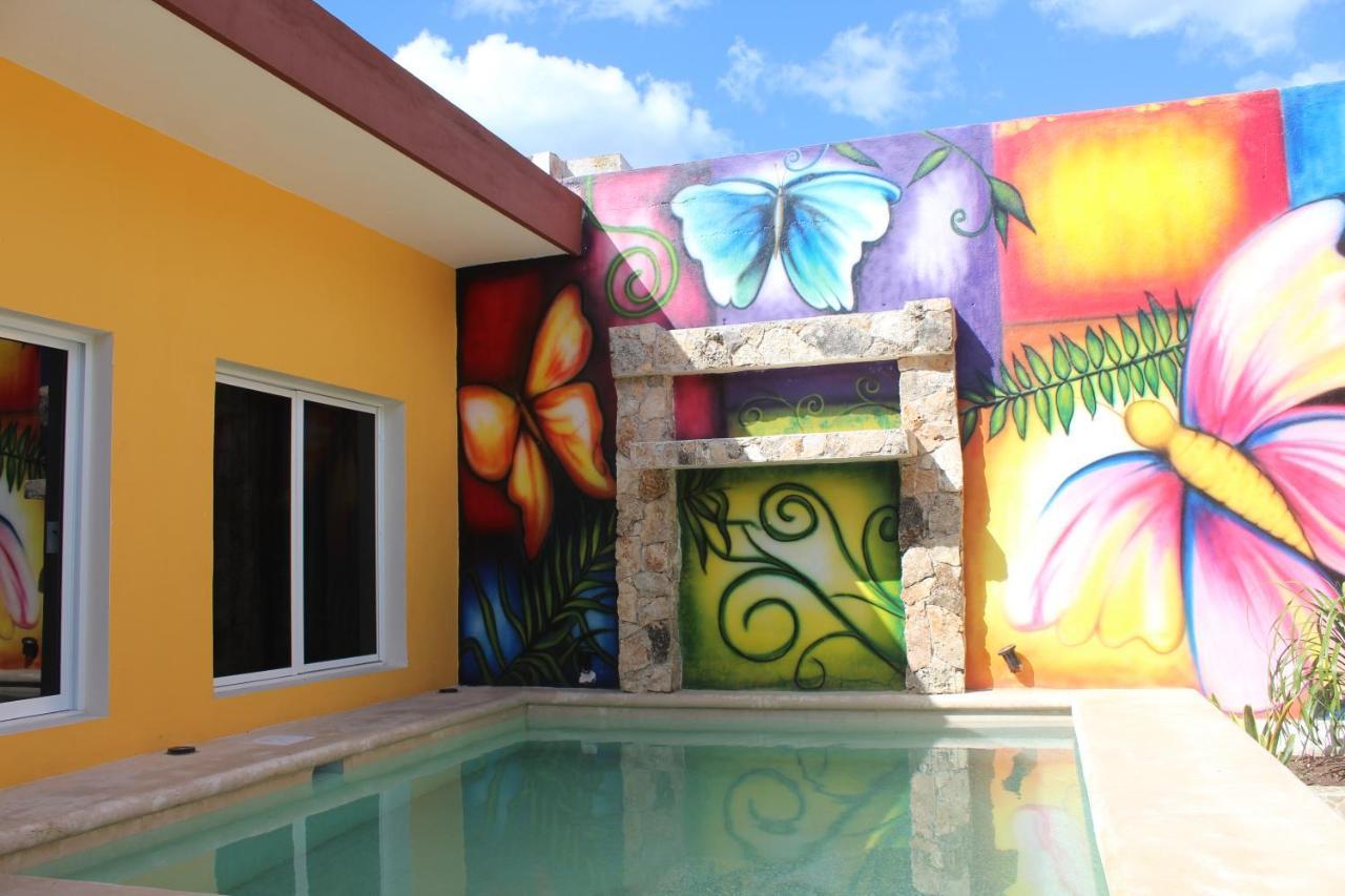 Casa Tunich Naj Panzió Valladolid  Kültér fotó